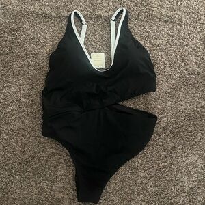 Fabletics Black One-Piece Swimsuit